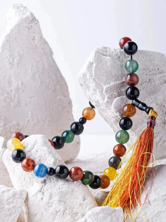 Multi Aqeeq Stone Tasbih - THE RUHANI