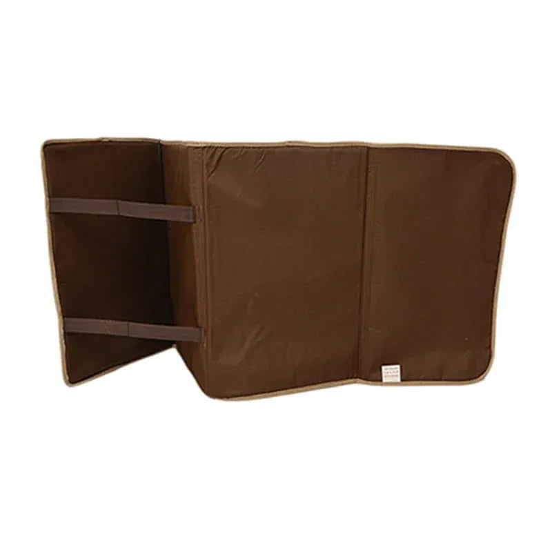 "Luxurious Folding Baithak Janamaz with Back Rest - Velvet Prayer Rug"