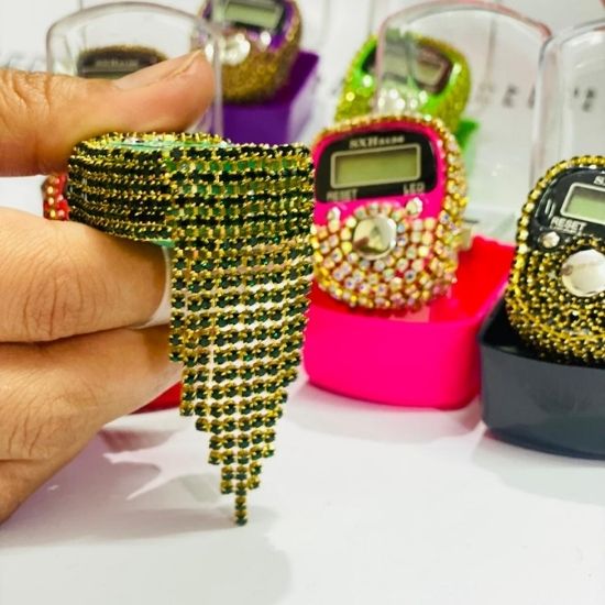 "\"Fancy Digital Counter Tasbeeh with LED Light - Perfect Gift\""