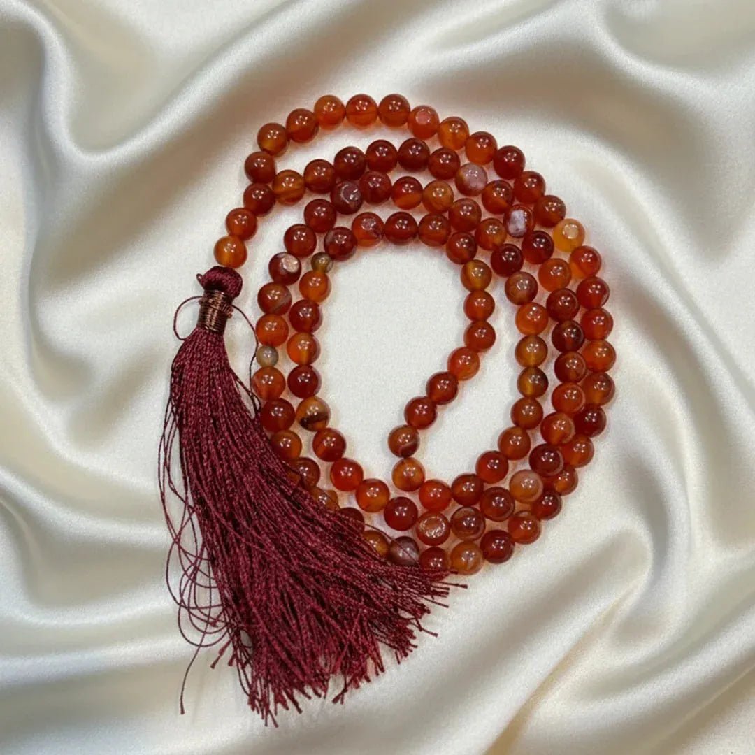 Brown Sulemani Aqeeq Stone Tasbih - THE RUHANI