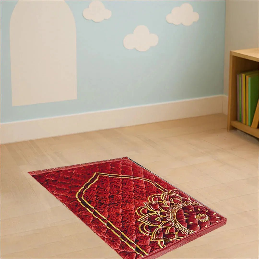 KIDS Flower Design Premium Foam Prayer Mat - THE RUHANI