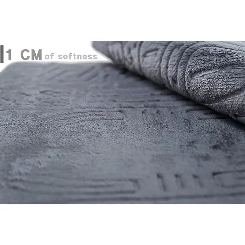 Luxurious Folding Baithak Janamaz with Back Rest - Velvet Prayer Rug - THE RUHANI