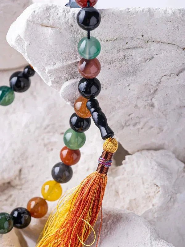 Multi Aqeeq Stone Tasbih - THE RUHANI
