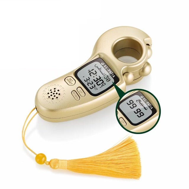 Multi - Functional Digital Azan Tasbeeh Counter with Prayer Alarms - THE RUHANI