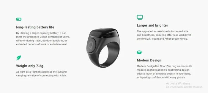 Noor Zikr Ring: Masterpiece from iQIBLA - THE RUHANI