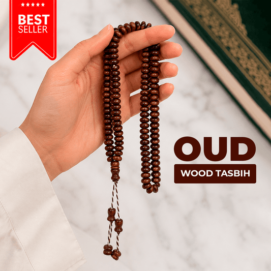 Oud Wood Tasbih – Oud Fragrance - THE RUHANI