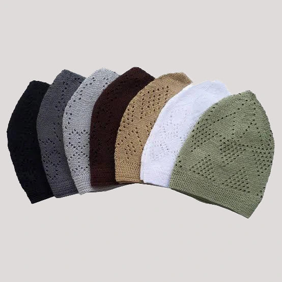 Prayer Cap ( Pack of 06 ) Multicolors - THE RUHANI
