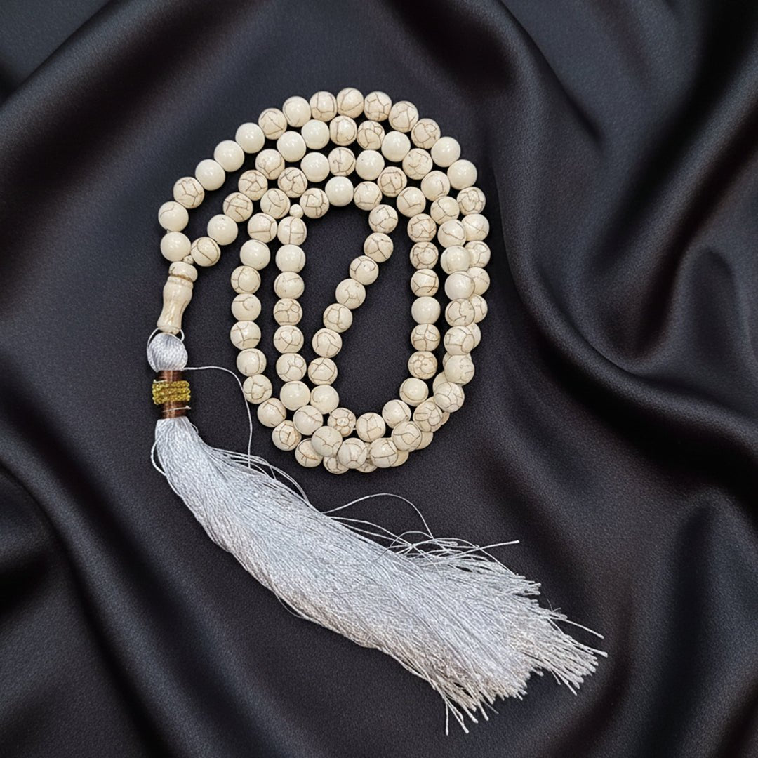 White Feroza Stone Tasbih ( Premium ) - THE RUHANI