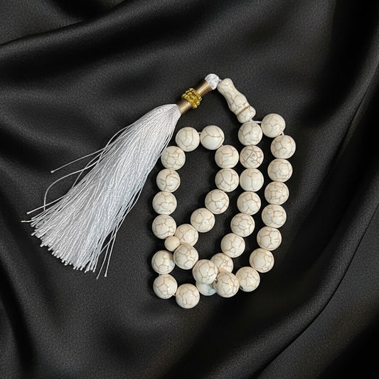 White Feroza Stone Tasbih ( Premium ) - THE RUHANI
