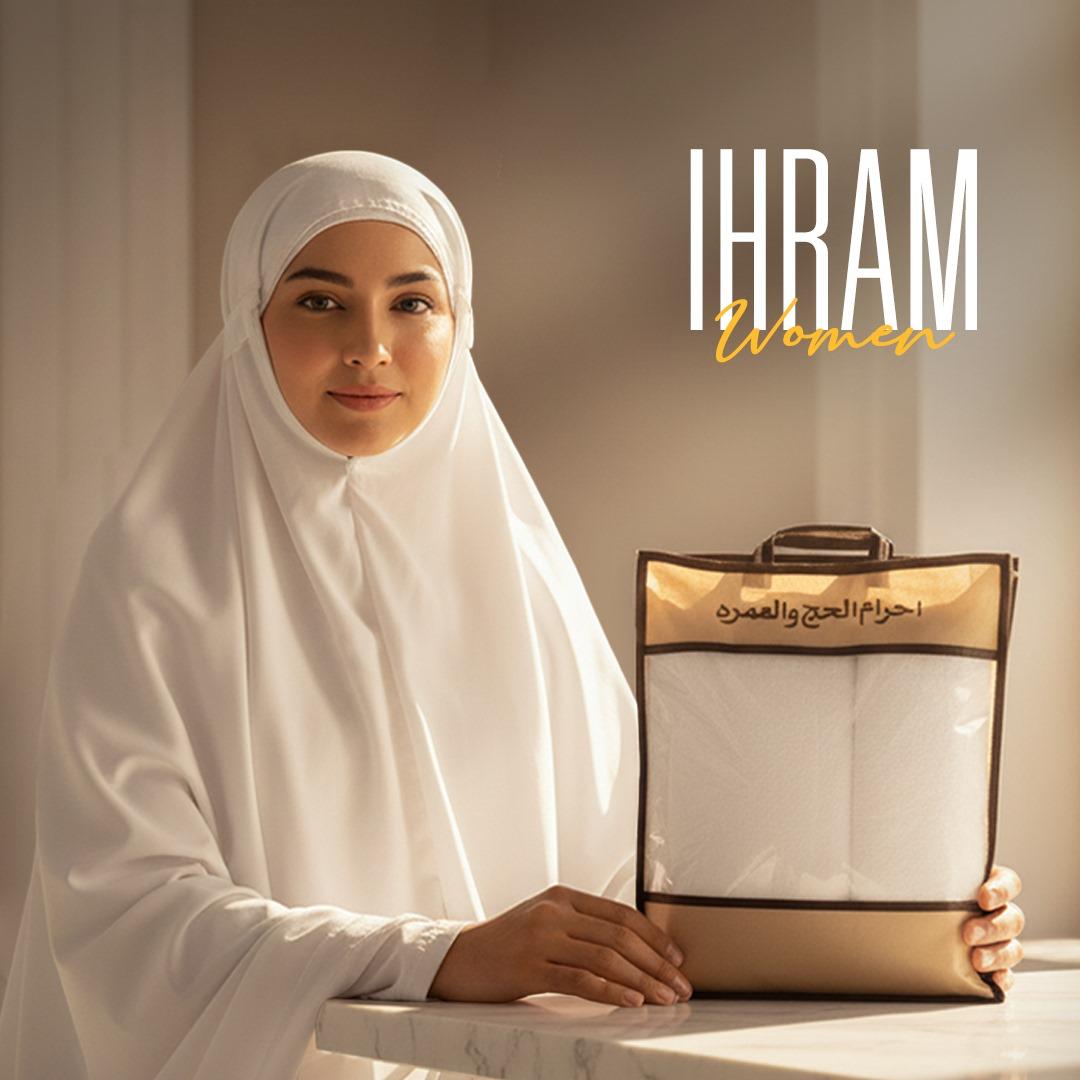 Women’s Ihram – Lightweight, Comfortable, and Perfect for Hajj & Umrah - THE RUHANI